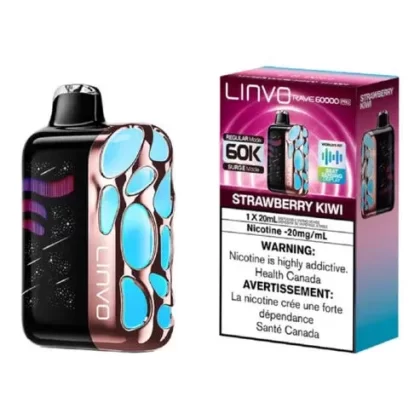 Linvo Rave 60K Disposable Vape – 20 ML – Strawberry Kiwi