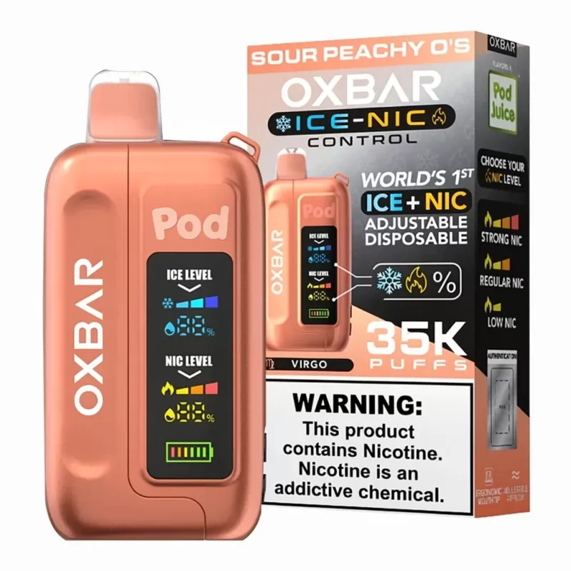 OXBAR x Pod Juice Ice-Nic Ctrl 35K Disp. – Mega Display Vape - Uwinvapeaustralia - Image 3