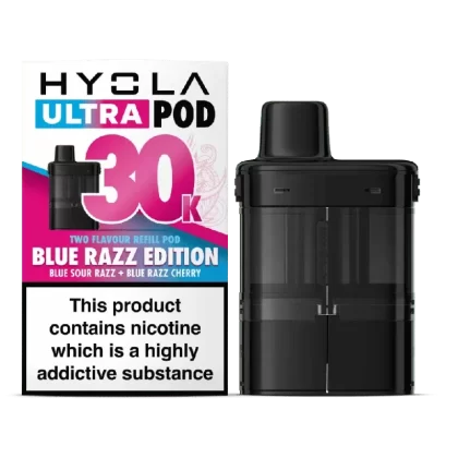 Hyola Ultra 30K Prefilled Replacement Pods Blue Razz - Ecigpremium