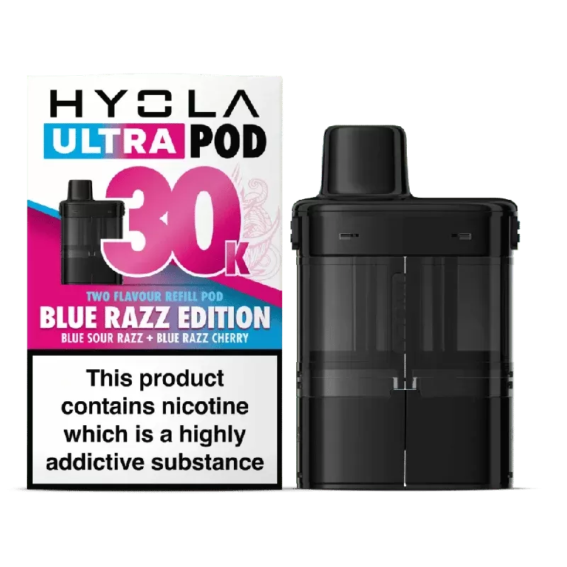Hyola Ultra 30K Prefilled Replacement Pods Blue Razz - Ecigpremium