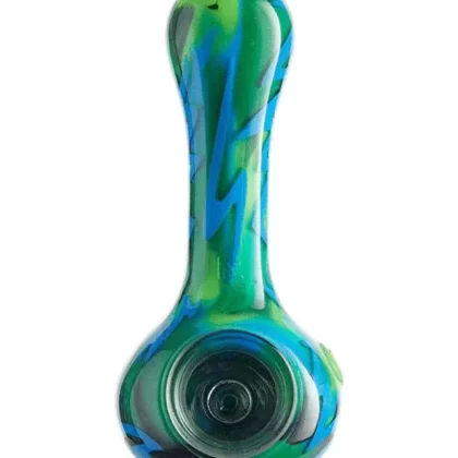 Eyce Oraflex Switchback Silicone Spoon - Color#Black/Red>Creature Green>Gray>Planet>Purple/White