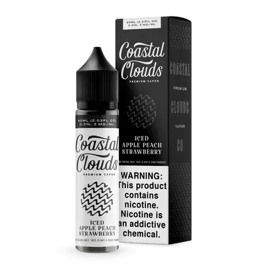 Apple Peach Strawberry Ice By Coastal Clouds E-Liquid