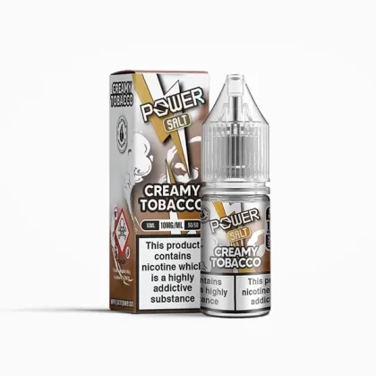 JNP Power Salts Creamy Tobacco E Liquid 10ml - Nicotine Strength#20mg>10mg (F759BB) (F759BB)