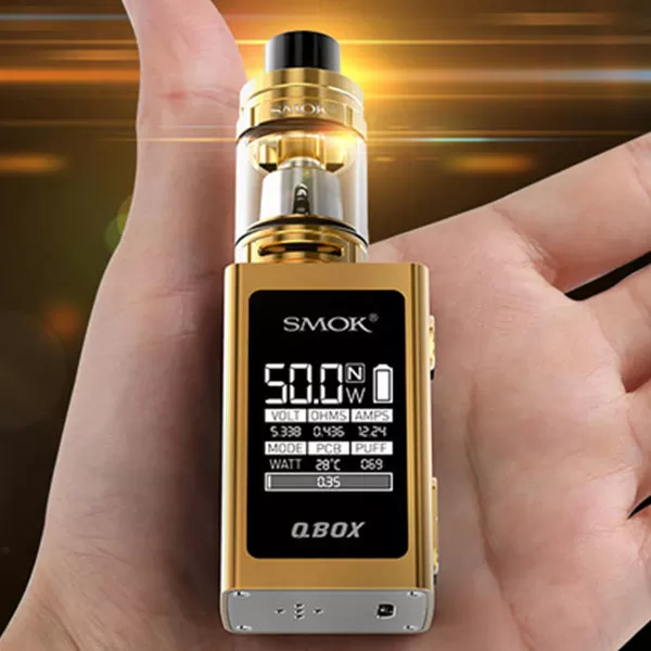 SMOK QBOX 50W TC WITH TFV8 BABY BEAST FULL KIT - Image 2