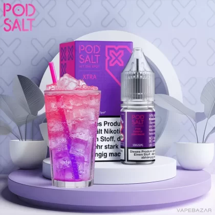 Pod Salt X Nikotinsalz Liquid – Pink Purple Lemonade - Vapebazar