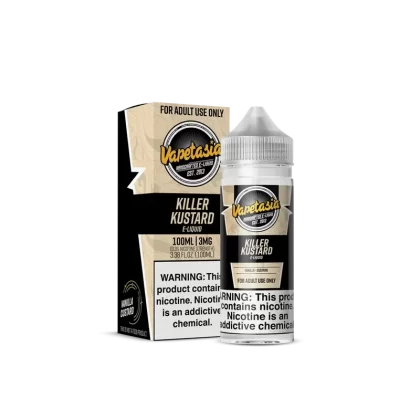100ML | Killer Kustard by Vapetasia - Size#100ML~Strength#3MG>6MG (7DA39A)