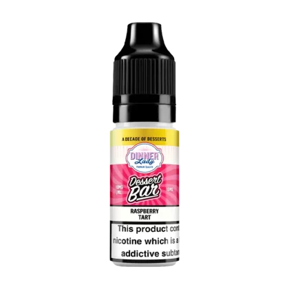 Raspberry Tart Nic Salt by Dinner Lady Dessert Bar Range - 10mg - Vape Product (9A0D55)