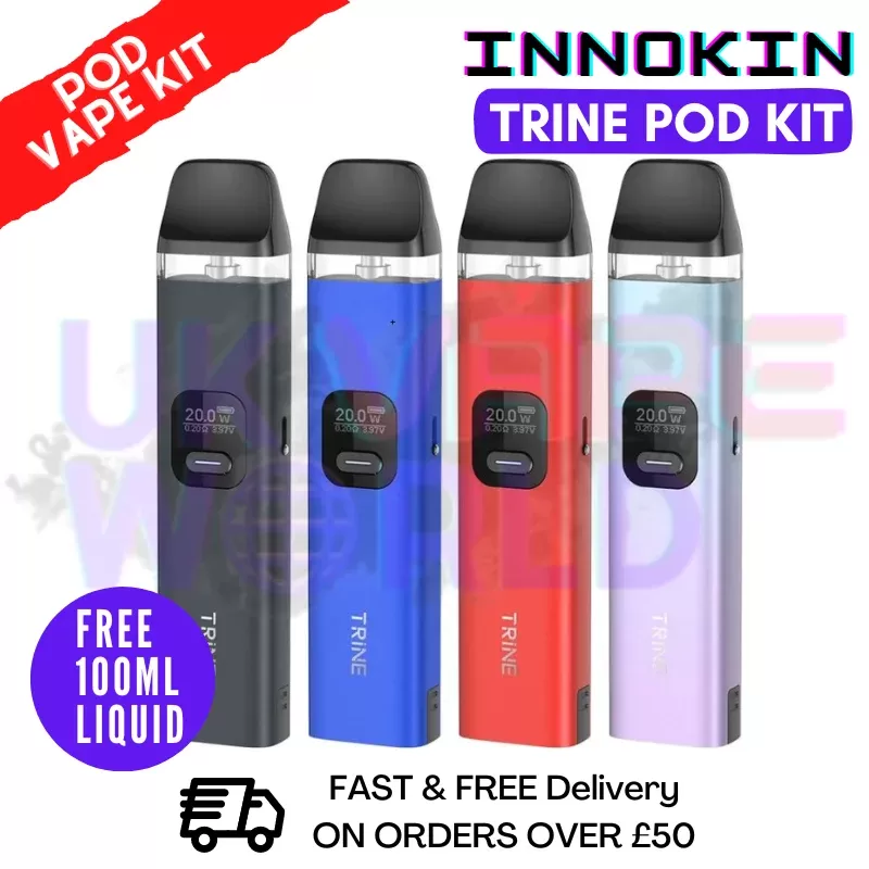 Innokin Trine Pod Vape Kit + FREE 100ML Eliquid