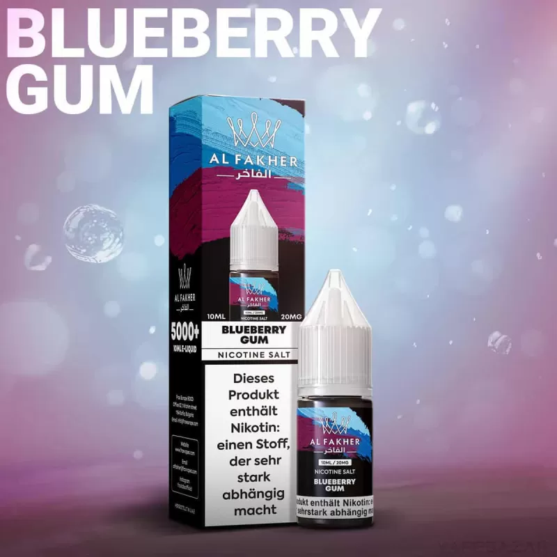 Al Fakher Liquid – Blueberry Gum - Vapebazar - Image 2