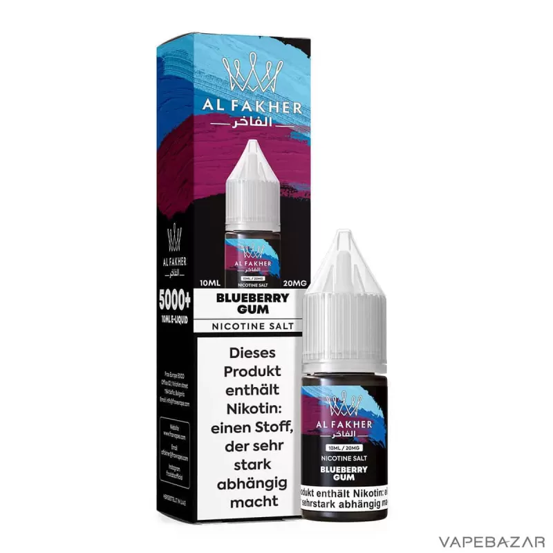 Al Fakher Liquid – Blueberry Gum - Vapebazar - Image 3