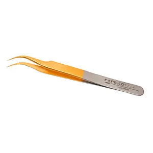 PELCO® Pro Gold Plated Curved, Fine Point, High Precision