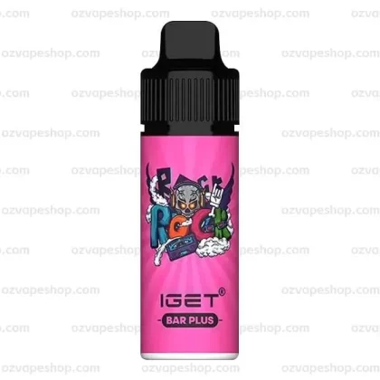 Iget Bar Plus KIT Strawberry Watermelon Ice - Banana Ice, Blueberry raspberry bubble gum (C5B496)