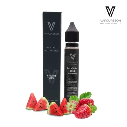 Vapoursson e-Liquid – Strawberry – Watermelon 0mg 30ml Shortfill | Cigee