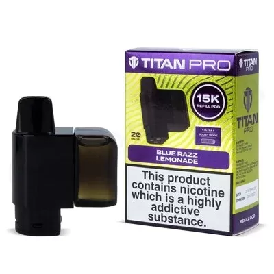 Blue Razz Lemonade Titan Pro 15K Refill Pod