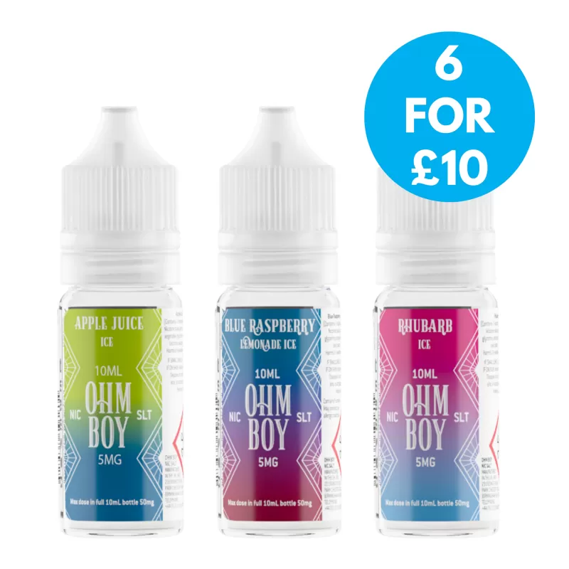 Ohm Boy 5mg SLT 10ml Nic Salt (50VG/50PG) - Vape Co