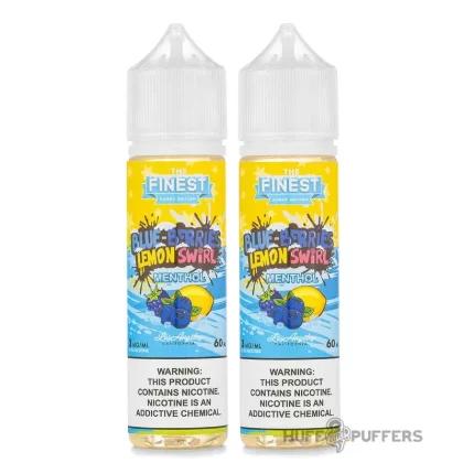 Finest Sweet & Sour on Ice – Blue Berries Lemon Swirl on Ice 120mL - Nicotine Strength#0mg>3mg>6mg