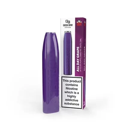 Vampire Vape Geek Bar Disposable – All Day Grape 20MG