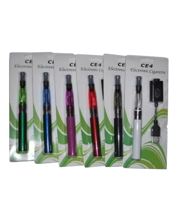 Ego Ce-4 1100mAh Vape Pen + Clearomizer & USB Charger BULK PACK of 10X - Discountvapepen - Image 2