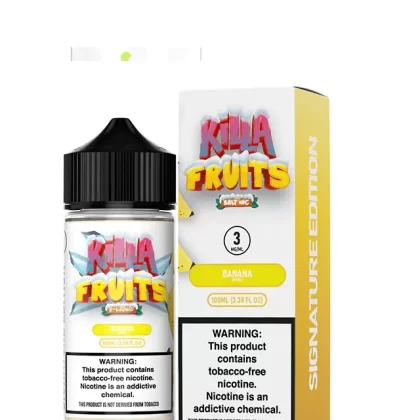 Sale $10.20 – Banana Ice by Killa Fruits Signature TFN Series 100mL - Cheapvape Deals
