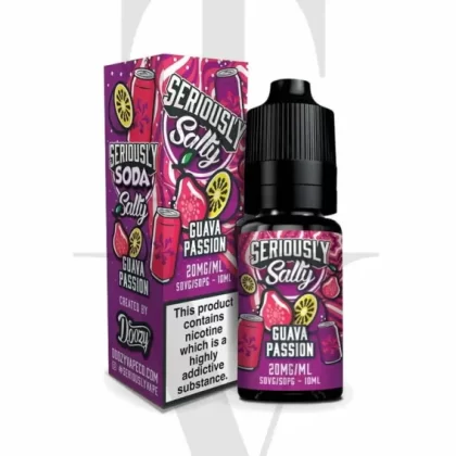 DOOZY VAPE SERIOUSLY SALTY GUAVA PASSION NIC SALT E-LIQUID