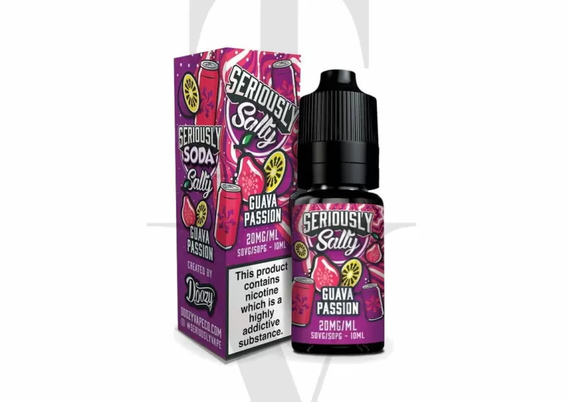 DOOZY VAPE SERIOUSLY SALTY GUAVA PASSION NIC SALT E-LIQUID