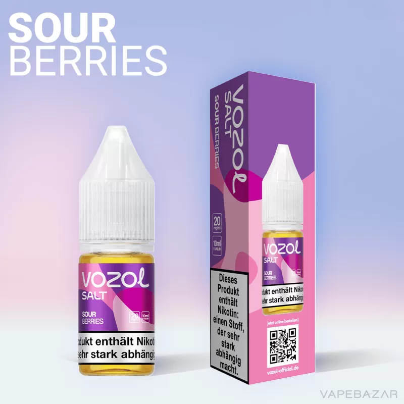 Vozol Liquid – Sour Berries - 14,5mg/ml, 20mg/ml - Image 2