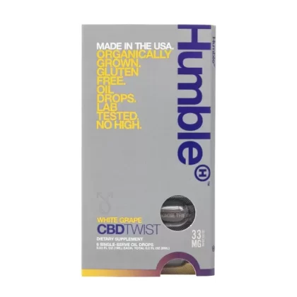 Humble CBD Twist White Grape Oil Drops (Discontinued)