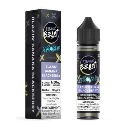 BLAZIN’ BANANA BLACKBERRY ICED – FLAVOUR BEAST SALT 60ML [FED]