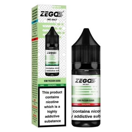 Zego Kiwi Passion Guava Nic Salt Vape Juice 10ml