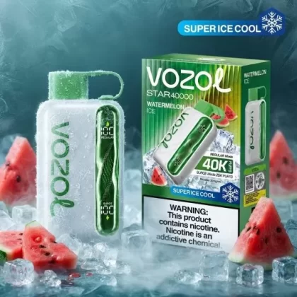 VOZOL STAR SUPER ICE COOL 40K PUFFS 50MG DISPOSABLE POD