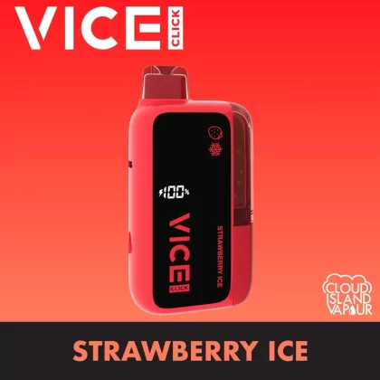 VICE CLICK Disposable Vape – Strawberry Ice