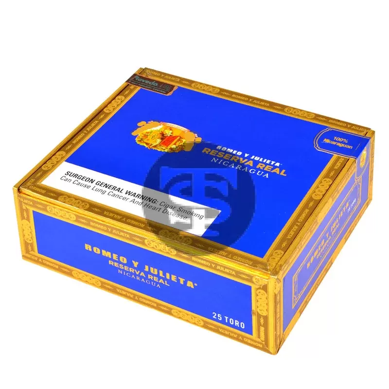 Romeo Y Julieta Reserve Real Toro Nicaragua, 25 count box - Vape Store
