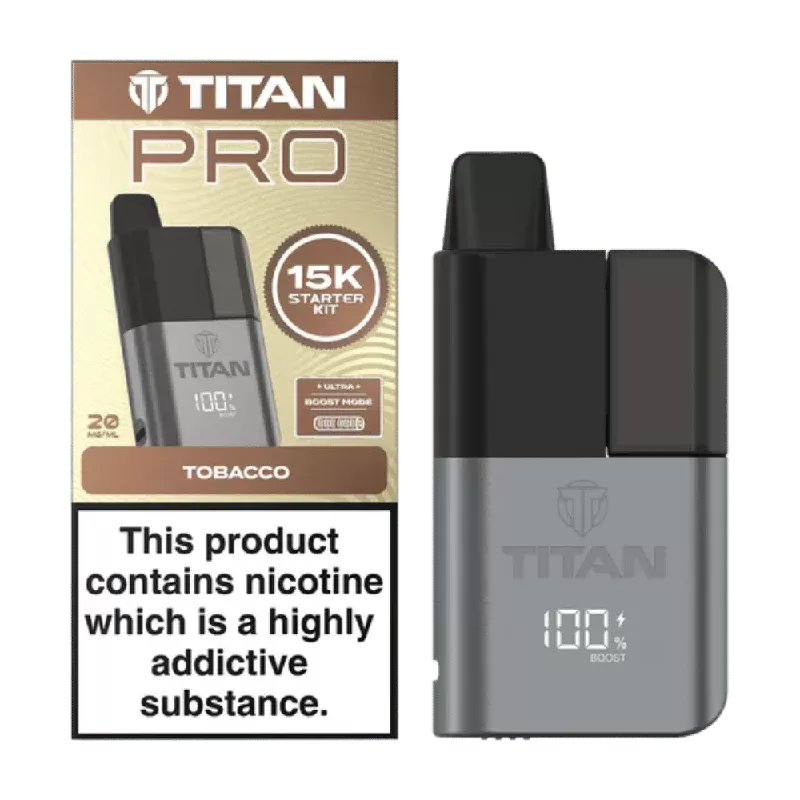 Titan Pro 15K Prefilled Pod Kit Tobacco