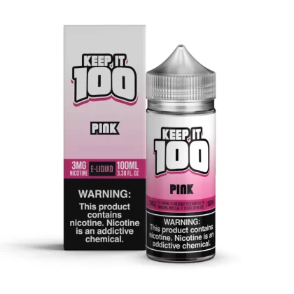 KEEP IT 100 - Pink - 100ML E-Liquid - 0MG