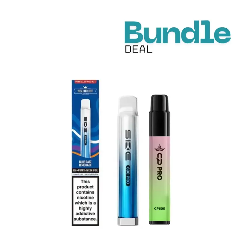 SKE Bar 600 Prefilled Pod Kit + CP 600 Prefilled Pod Kit Bundle - Menthol / Summer Dream