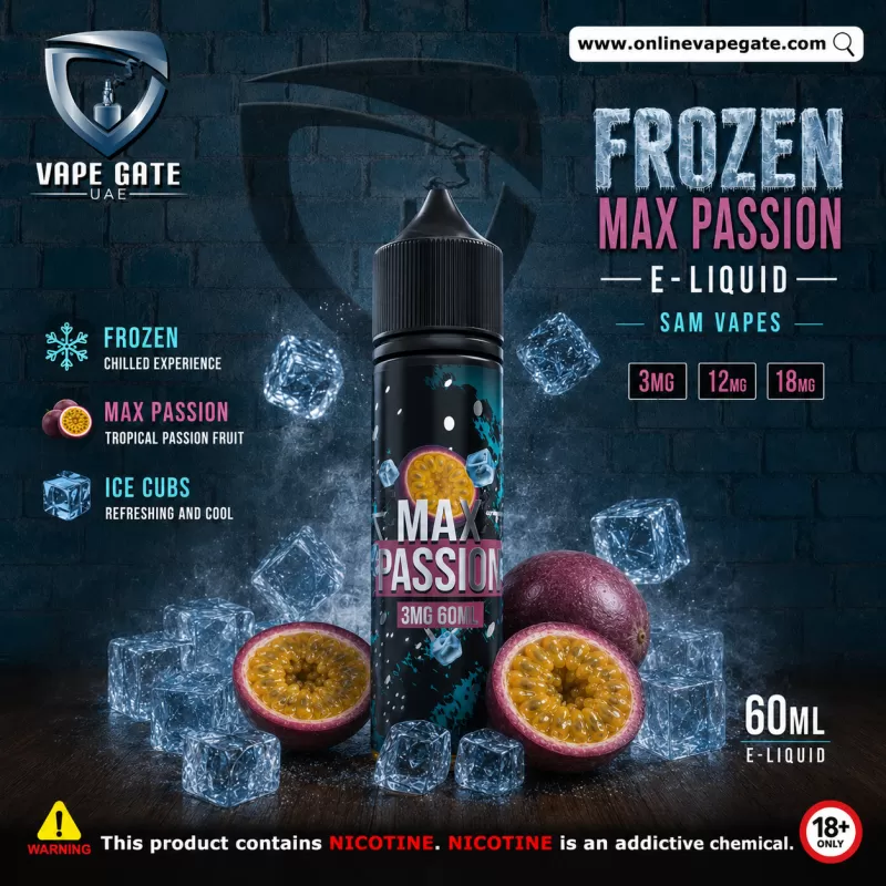 Frozen Max Passion E-Liquid - Sam Vapes - 3 mg / 120 ml
