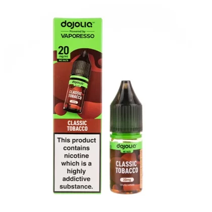 Classic Tobacco Dojoliq Nic Salt E-Liquid by Vaporesso - 20mg