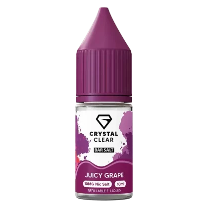 Crystal Clear Juicy Grape Nic Salt 10ml