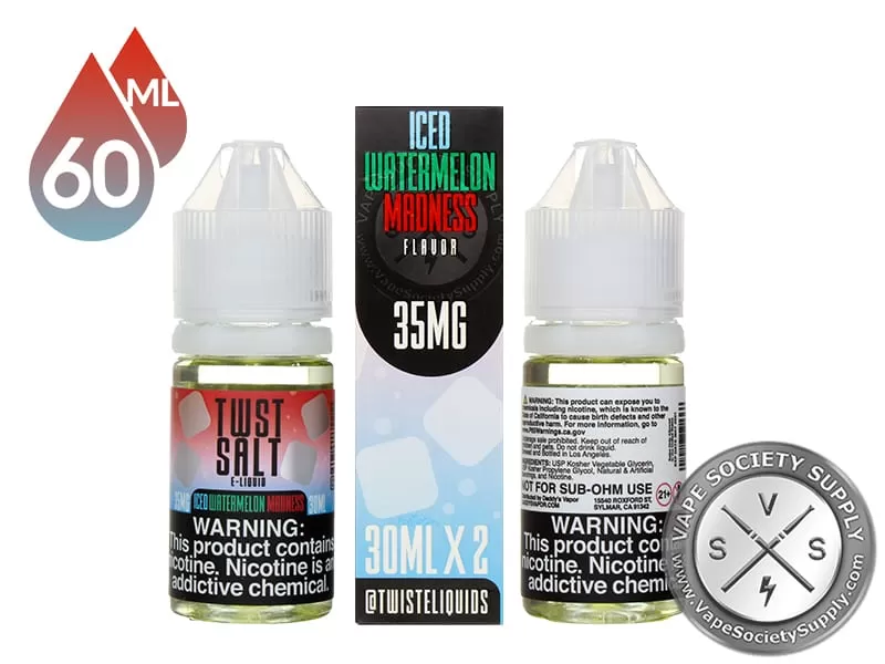 Red 0° by Twist Salt 60ml - Image 3