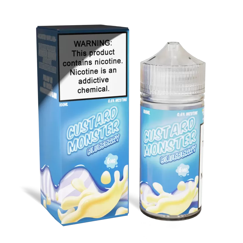 Custard Monster Blueberry Vape Juice - Image 3