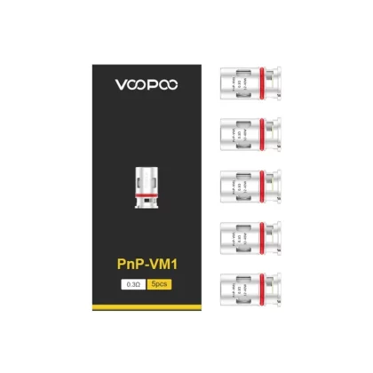 PnP Coils by VooPoo - Resistance#.30Ω VM1>.45Ω VM3>.60Ω VM4>.20Ω VM5>.15Ω VM6>.15Ω TW15>.20Ω TW20>.30Ω TW30~Quantity#5-Pack (17093F)