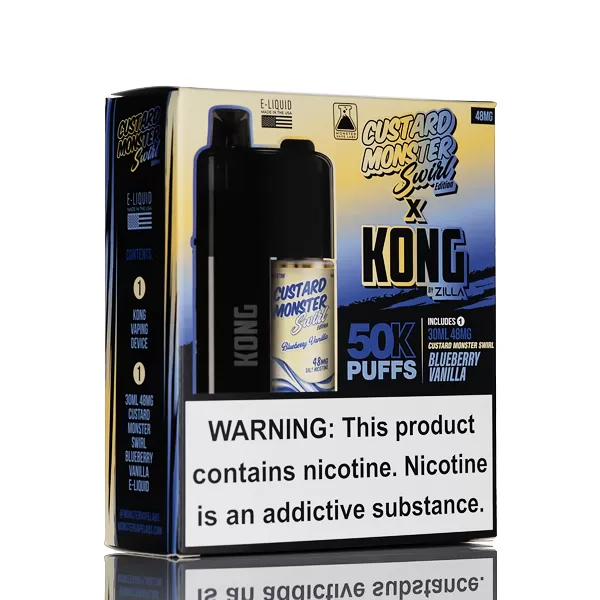 Monster Vape Labs X Kong by Zilla 50K Puffs Disposable - 4.8% 30mL - Mixed Berry - Image 2