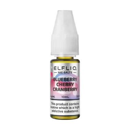Blueberry Cherry Cranberry Elfliq Nic Salt by Elfbar - Ecigwizard