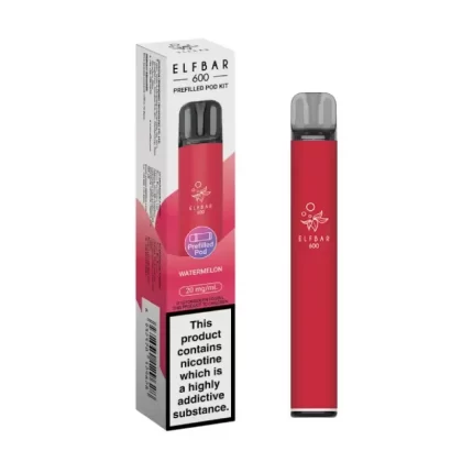 ELFBAR 600 Prefilled Pod Kit Watermelon - Ecigpremium