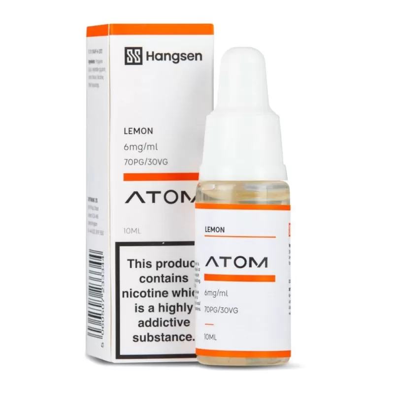 Lemon E-Liquid Atom Series by Hangsen (10ml) - 0mg
