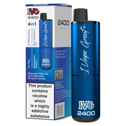 IVG 2400 Disposable Vape – Blue Edition