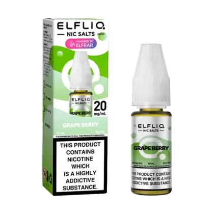 Elf Bar Elfliq Grape Berry E Liquid 10ml - 10mg
