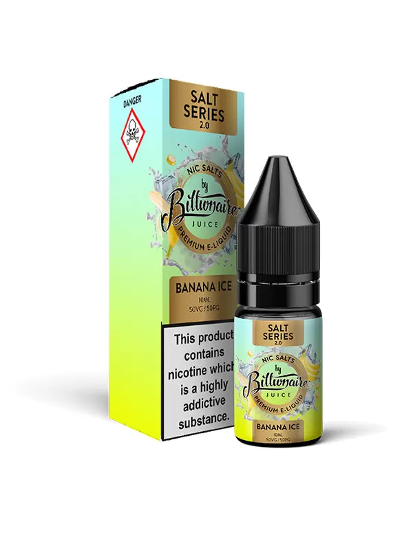 Billionaire Juice Banana Ice Nic Salt E-Liquid - Vape Product, Vape Product