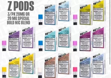 Z pods STLTH Compatible – Black Grape Berry - Nicotine#Supreme Nic Blend 2% with 50MG Throat Hit