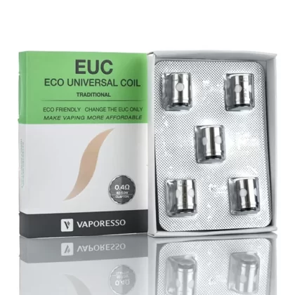 VAPORESSO EUC REPLACEMENT COIL 0.4 OHM (5 Pcs)